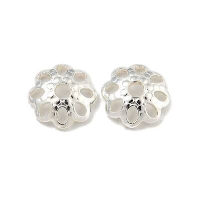 925 Sterling Silver Bead Caps