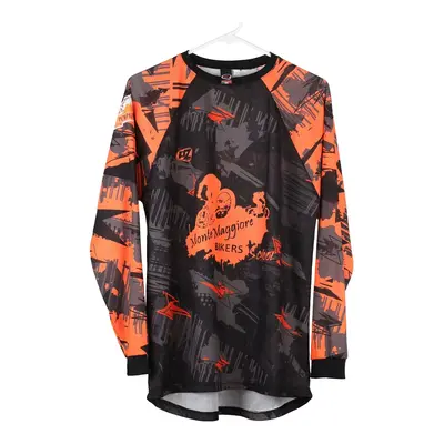 Moutain Bike T-shirt, Monte Maggiore Bikers Pz Sport Long Sleeve Top - Small Black Polyester