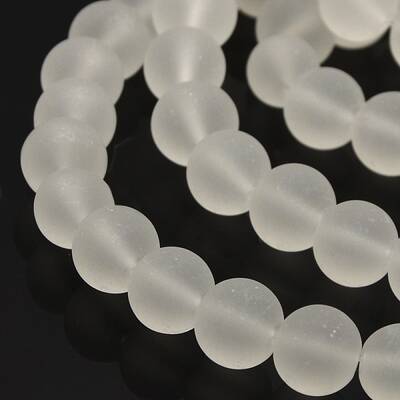 Transparent Glass Bead Strands