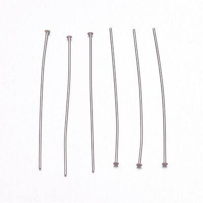 Tarnish Resistant 304 Stainless Steel Flat Head Pins