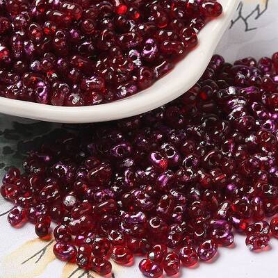 Spray Painted Glass Seed Beads
