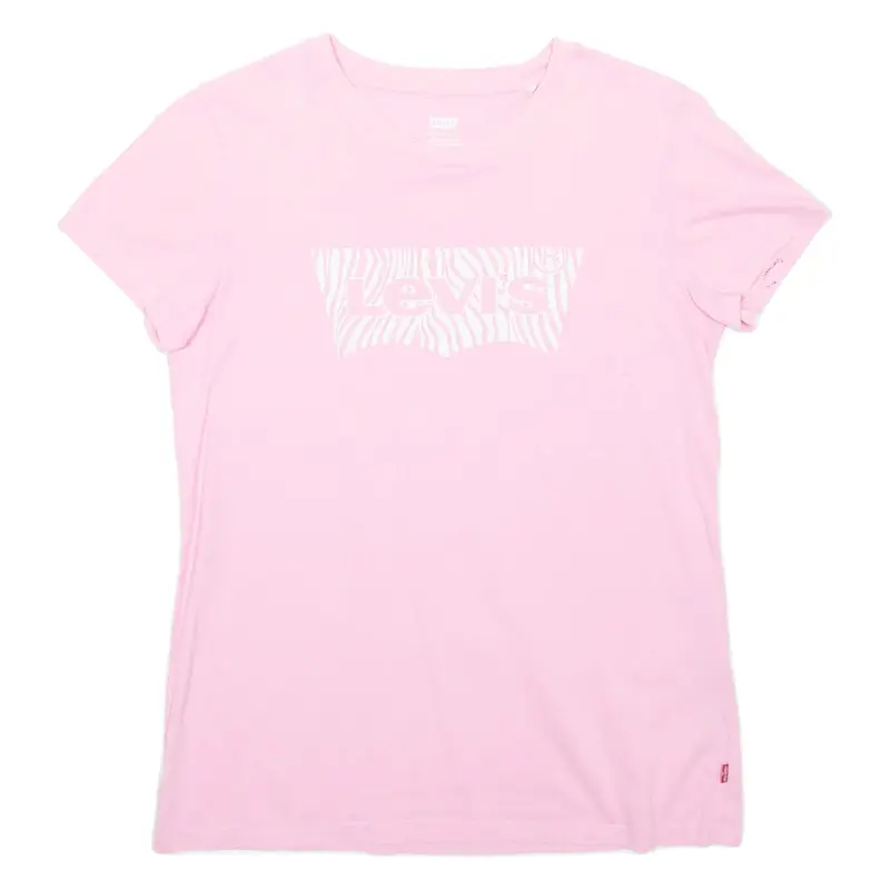 LEVI'S Womens T-Shirt Pink XS
