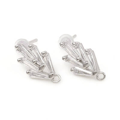 Brass Stud Earring Findings