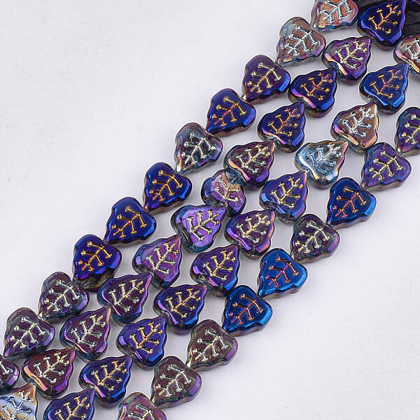 Electroplate Glass Beads Strands
