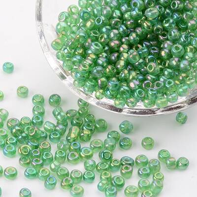 (Repacking Service Available) Round Glass Seed Beads