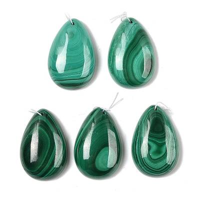 Natural Malachite Pendants