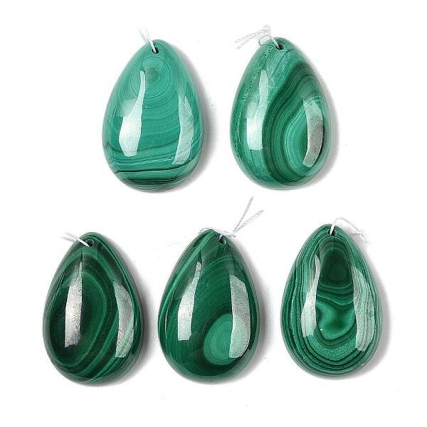 Natural Malachite Pendants