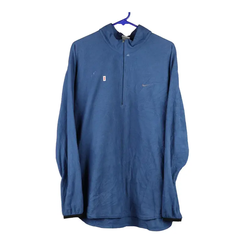 Nike Fleece - XL Blue Polyester