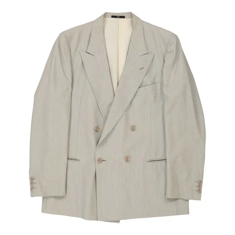 Valentino Blazer - 2XL Cream Wool Blend