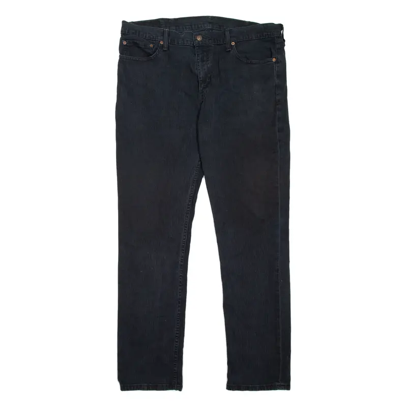 LEVI'S 511 Jeans Mens Black Slim Straight W38 L32