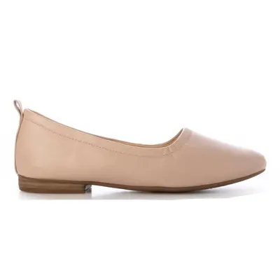 Clarks Fawna Soft Leather Women's Slip On Shoes - Light Pink - Size:US 8 Women