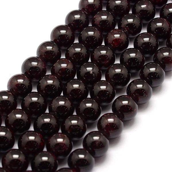 Natural Garnet Bead Strands