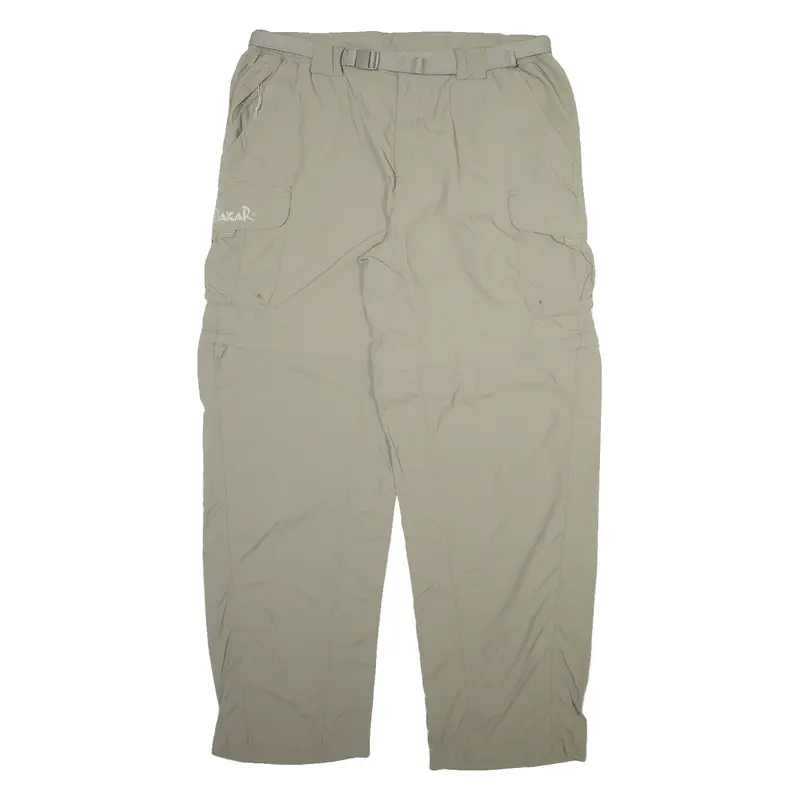 DAKAR Detachable Legs Mens Trousers Beige Relaxed Straight W36 L32