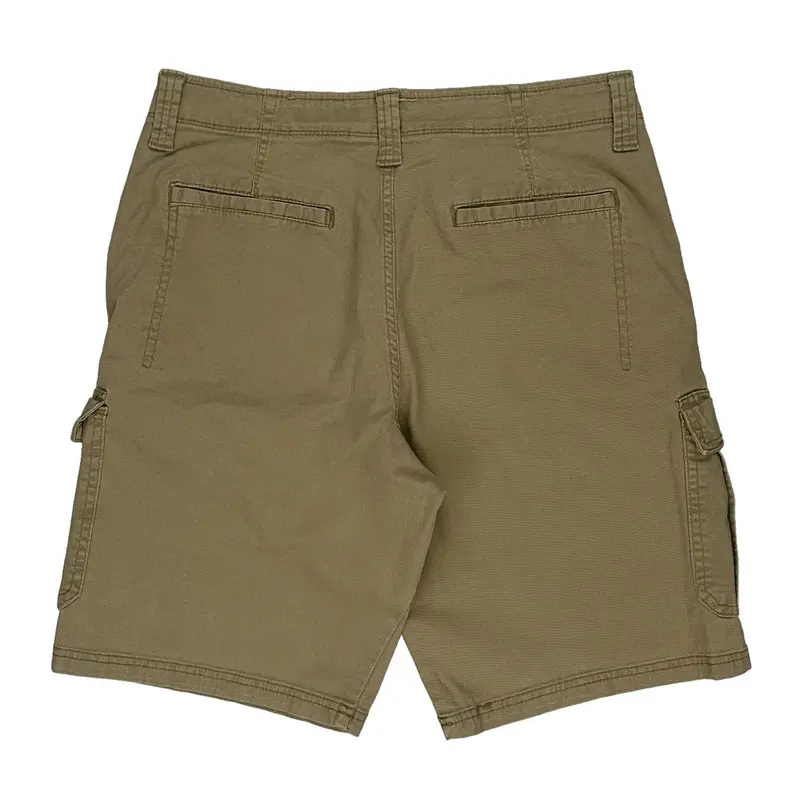 Wrangler Cargo Shorts - 32W 10L Khaki Cotton | Size: 32″ waist