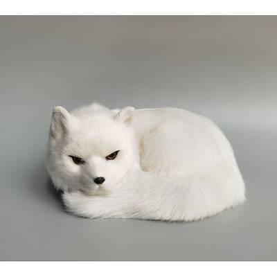 Faux Fur Simulation Fox Ornaments