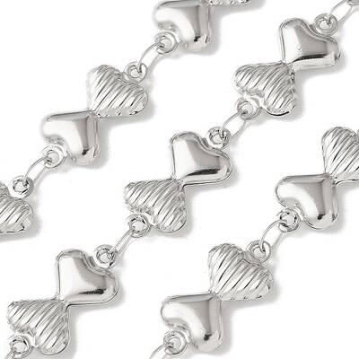 304 Stainless Steel Heart Link Chains