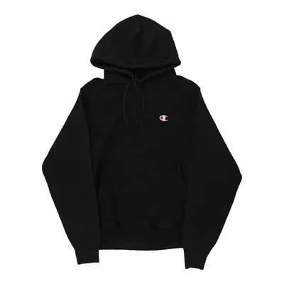 Reverse Weave Champion Hoodie - Small Black Cotton Blend