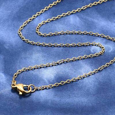 Ion Plating(IP) 304 Stainless Steel Cable Necklaces