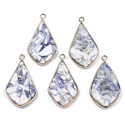 Synthetic Calcite Pendants