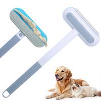 【4-in-1 】Pet Hair Removal Tool Mlulti-functional with Extra Long Handle  - Reusable & Washable for Carpet, Remover for Fu...