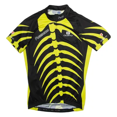 OWAYO Full Zip Cycling Mens Jersey Black High Neck M