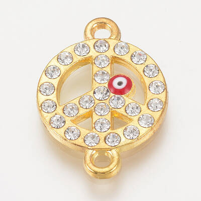 Alloy Rhinestone Links connectors