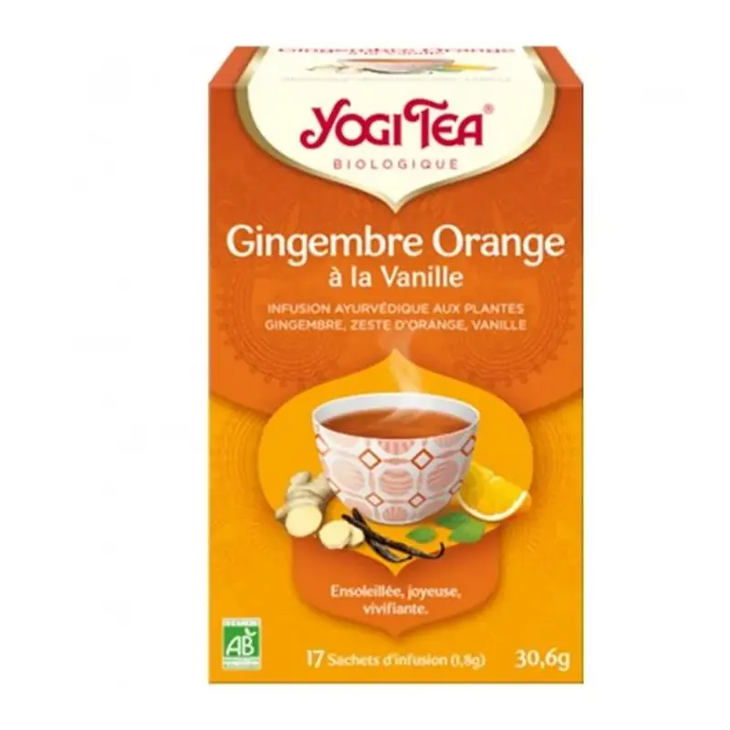 Yogi Tea Ginger Orange 17 Sachets
