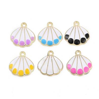 Alloy Enamel Pendants
