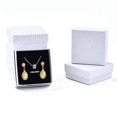 Square Cardboard Jewelry Boxes