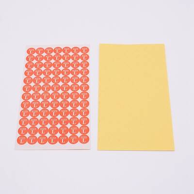 Size L Clothing Size Round Sticker Labels