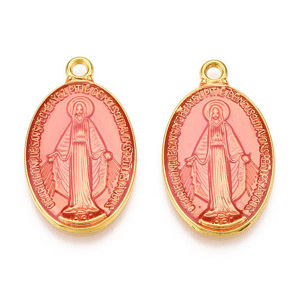 Brass Enamel Pendants