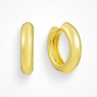 Evry Jewels Off Duty Hoops - Evry Day Trendy but Casual Hoops Gold/Silver Plated Everyday Jewelry for Women