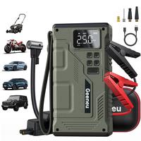 Geeneu 16800mAh Portable Car Jump Starter with Air Compressor 6000A Peak,  (10.0L Gas, 9.0L Diesel)  150 PSI Tire Inflator, L...