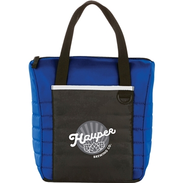100 Promotional Quilted 12-Can Lunch Cooler - Insulated & ...
