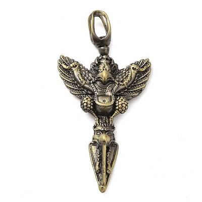 Tibetan Style Rack Plating Brass Big Pendants