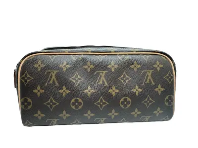Pre-owned Louis Vuitton Leather Bag Accessories Monogram Dopp Kit Toilet Pouch