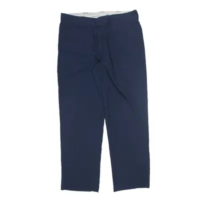 DICKIES Workwear Trousers Blue Regular Straight Mens W38 L32
