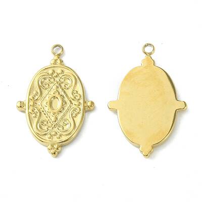 304 Stainless Steel Pendant  Cabochon Settings