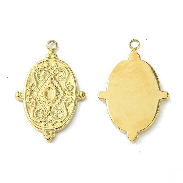304 Stainless Steel Pendant  Cabochon Settings