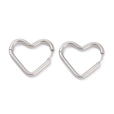 Tarnish Resistant 201 Stainless Steel Hoop Earrings