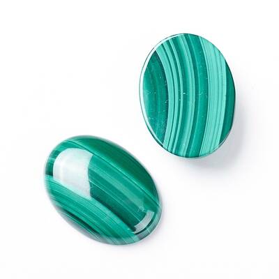 Natural Malachite Cabochons