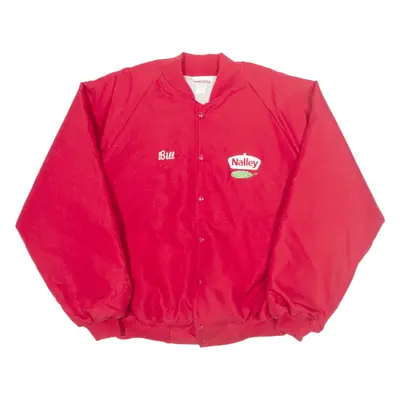 HARTWELL Insulated Bomber USA Jacket Red 90s Mens XL