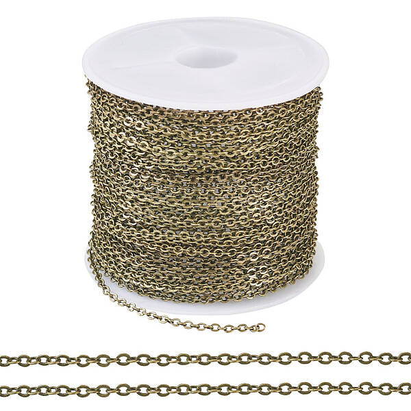 Brass Coated Iron Flat Cable Chains