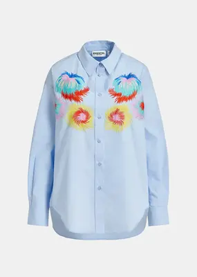 Shirt Eskia Blue | Color: BLUE | Size: XS