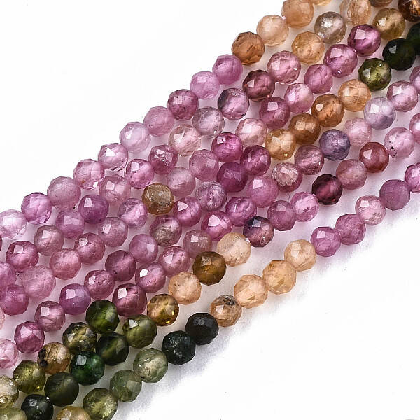 Gradient Style Natural Tourmaline Strands
