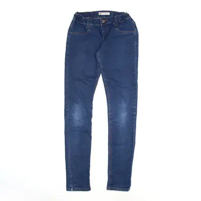 LEVI'S 710 Adjustable Waist Jeans Blue Denim Slim Skinny Girls W24 L29