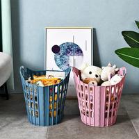 Collapsible Laundry Basket, 1 Count Multi-grid Classification Storage Basket, Household Storage Organizer for Bathroom & Bedr...