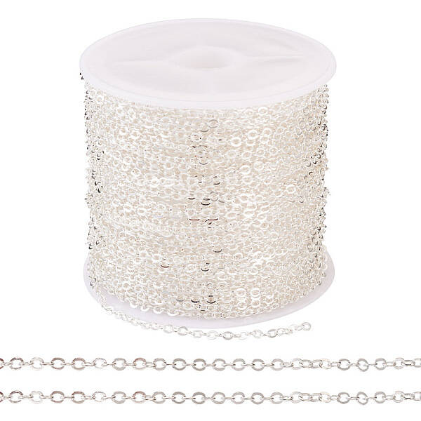 Brass Coated Iron Flat Cable Chains