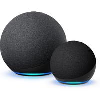 Echo (newest model), Alexa speaker with premium sound, Ideal for large bedrooms, living rooms and kitchens, Charcoal