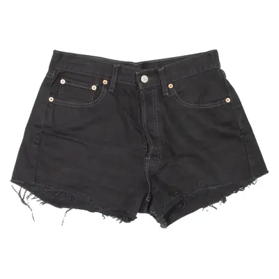 LEVI'S 510 02 Cut-Off Womens Denim Shorts Black 90s M W30